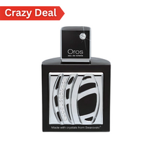 Oros Pour Homme Eau De Toilette (EDT) 85ml - Luxury Fragrance for Men - Made with crystals from Swarovski - Use Coupon Code: EXTRA20 to get an additional 20% Off