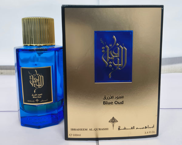 Ibraheem Al Qurashi Blue Oud 12ml  Eau De Parfum For Unisex- Partial (Approx)