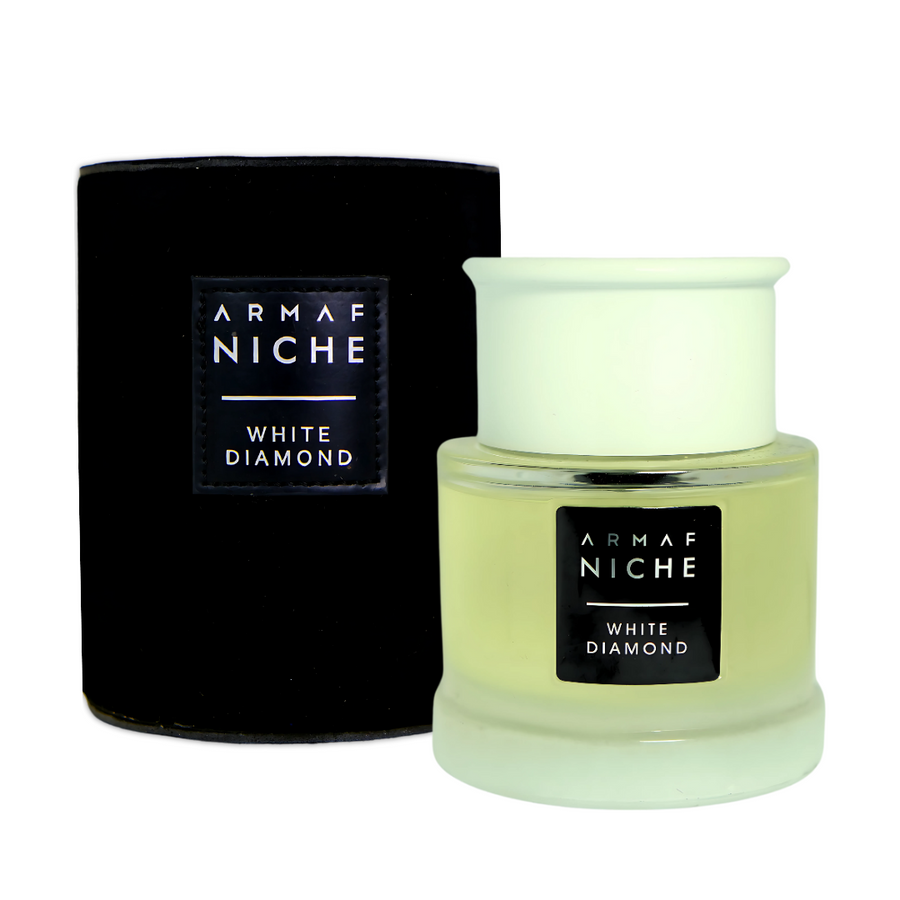 Armaf Niche White Diamond Eau De Parfum for Men 90ml – Fresh, Woody & Masculine Scent