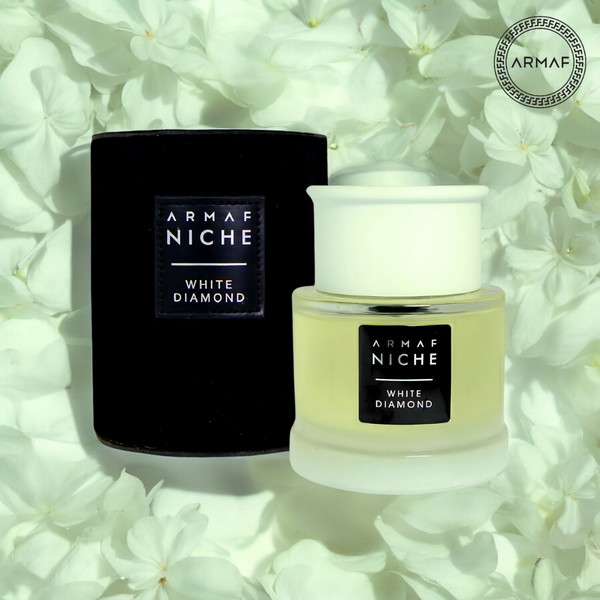 Armaf Niche White Diamond Eau De Parfum for Men 90ml – Fresh, Woody & Masculine Scent