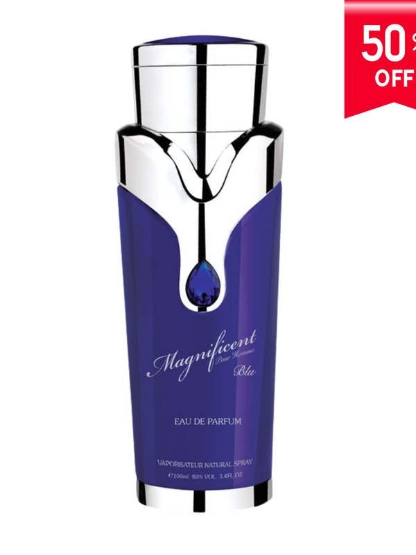 Armaf Magnificent Blue Pour Homme EDP Perfume 100ML - Use Code: ARMAF50 to get 50% Off