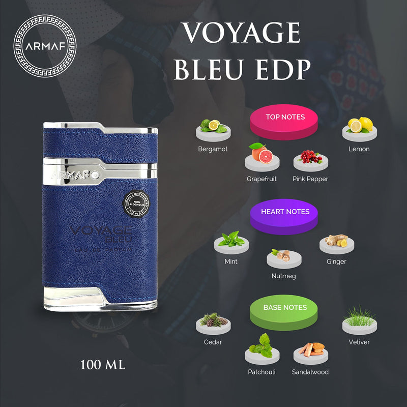 Armaf Voyage Bleu Eau De Parfum 100ML – A Bold and Sophisticated Scent