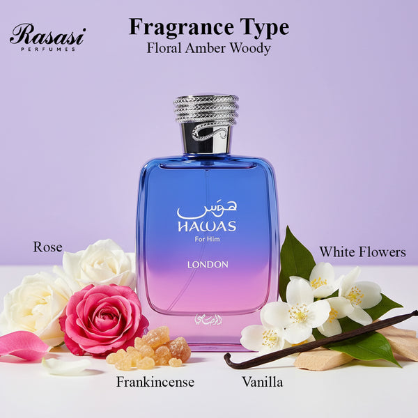 Rasasi Hawas London Eau De Toilette 100ml