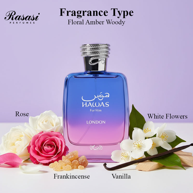 Rasasi Hawas London Eau De Toilette 100ml