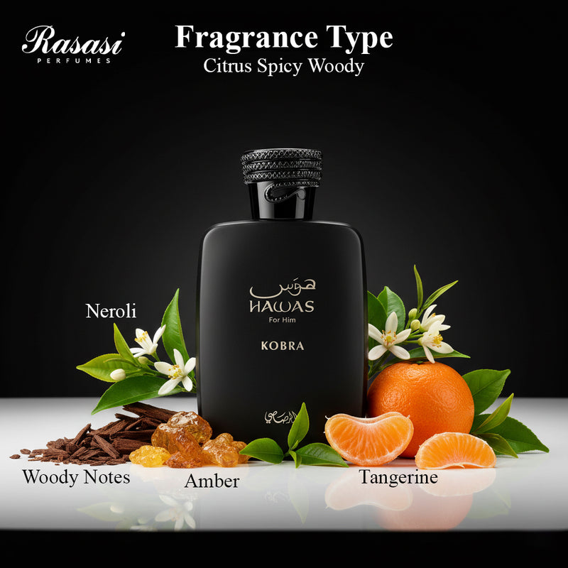 Rasasi Hawas for Him Kobra Eau De Toilette 100ml