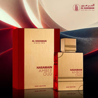 Al Haramain Amber Oud Ruby Edition EDP 100 ML | Unisex Warm‑Amber Floral