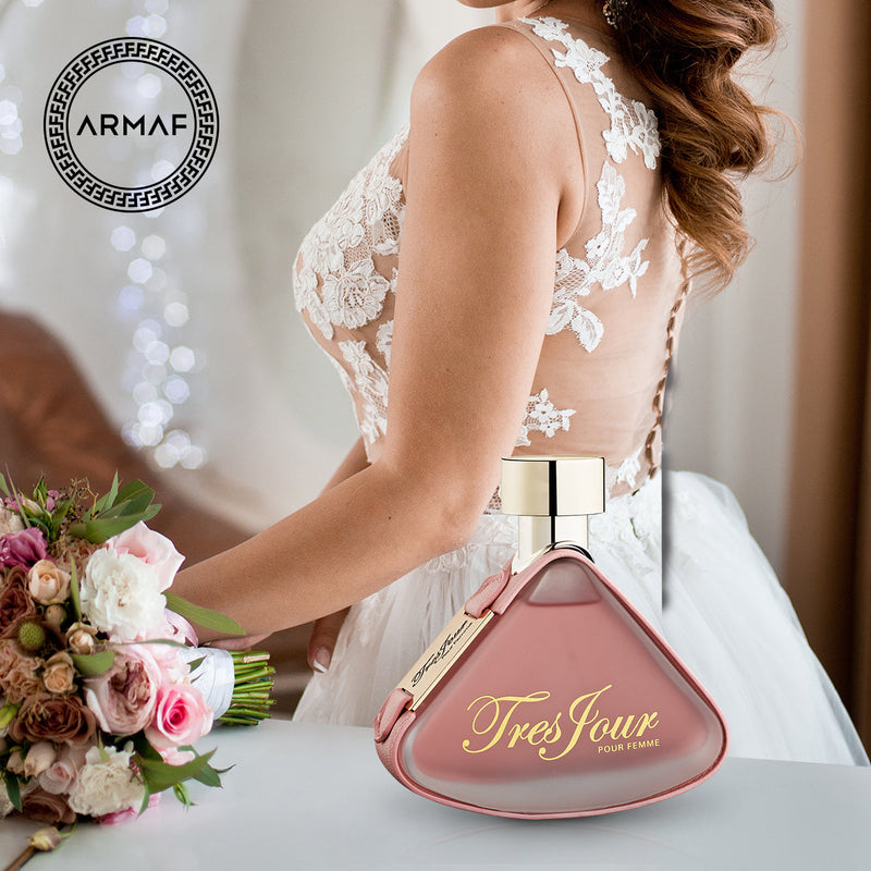 Armaf Tres Jour Pour Femme Eau De Parfum 100ML - Floral Woody Musk Fragrance for Women