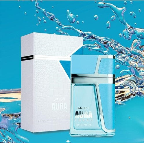 Armaf Aura Fresh EDP for Men 100ML - Vibrant Citrus and Woody Fragrance
