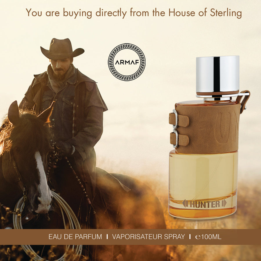 Armaf Hunter Eau De Parfum (EDP) 100ML – Bold & Masculine Woody Fragrance for Men