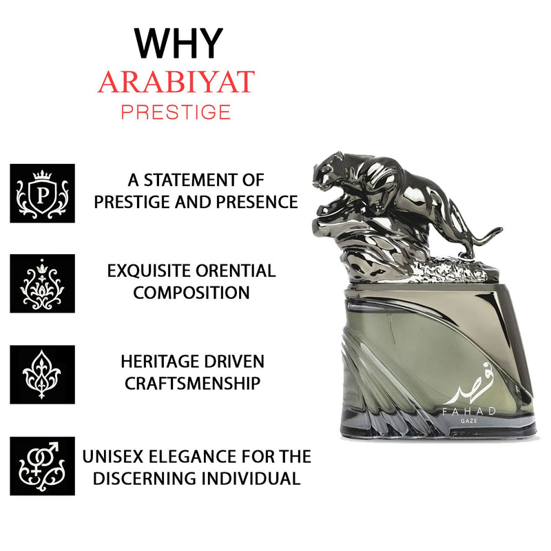 Arabiyat Prestige Fahad Gaze| EDP 100ML | Unisex