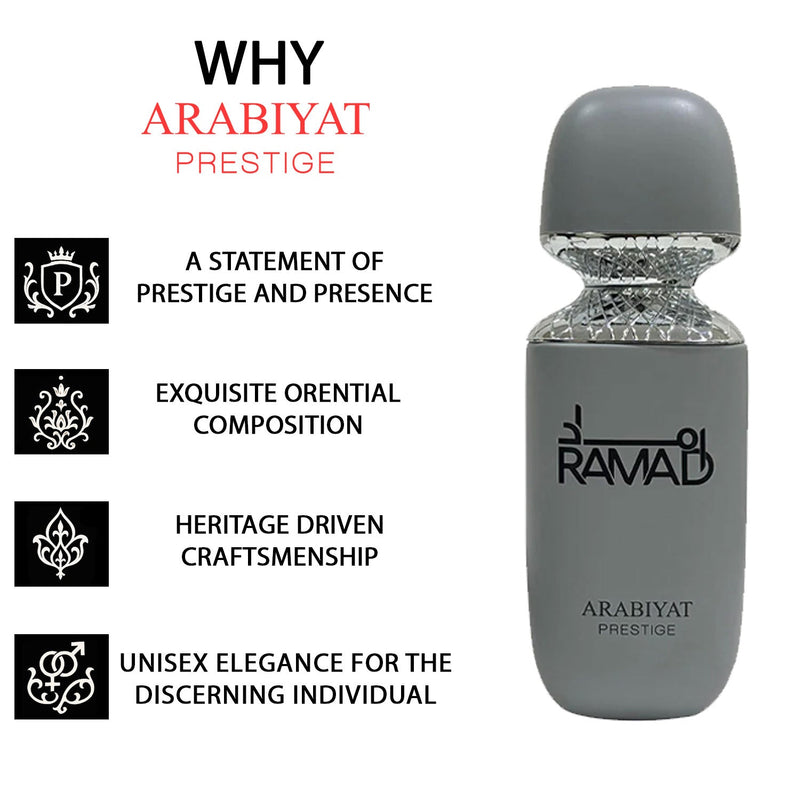Arabiyat Prestige Ramad | EDP 100ML | Unisex